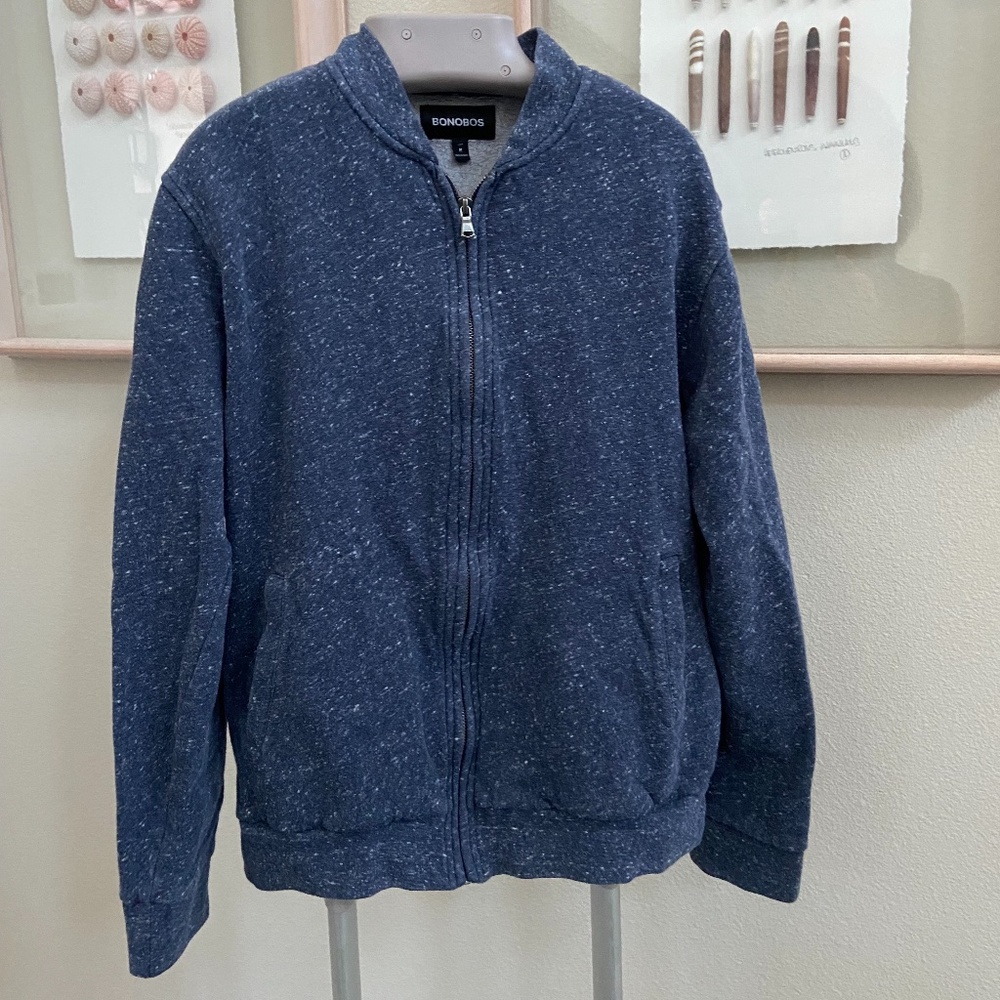 Bonobos Full-Zip Sweater, Sz. M
